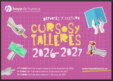Imagen Inscripción a los cursos y actividades Comarca de la Hoya de Huesca
