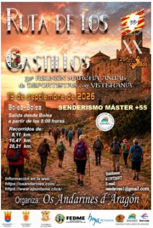 Imagen Ruta de Los castillos 2026. Bolea 19 de septiembre